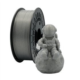 Filamento PLA GLITTER 3D - Diâmetro 1,75mm - Bobina de 1kg - Cor Prata