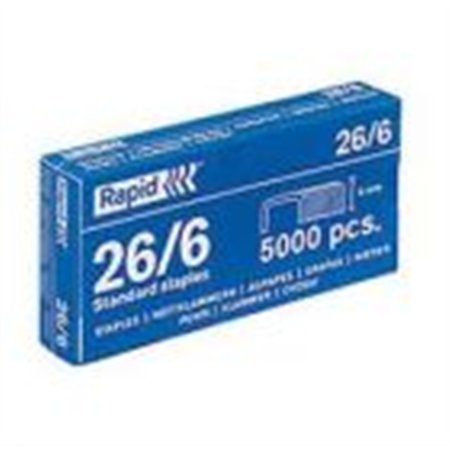 Agrafos 26/6 Rapid (2/20 Folhas) Cx5000un