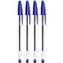 Esferográfica BIC Cristal Ball Point Azul 1mm 4un