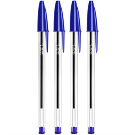 Esferográfica BIC Cristal Ball Point Azul 1mm 4un
