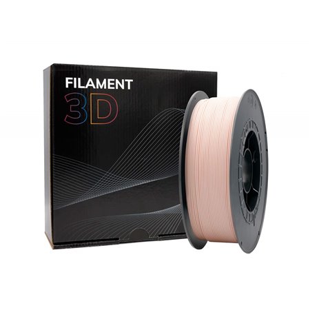 Filamento 3D PLA, Diâmetro 1.75mm, Bobina 1kg, Rosa Pastel - Compatível