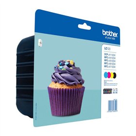 Brother LC123 4-Pack Tinteiros originais - LC123VALBP
