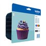 Brother LC123 4-Pack Tinteiros originais - LC123VALBP