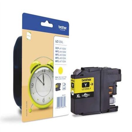 Tinteiro original Brother LC125XL amarelo - LC125XLYBP