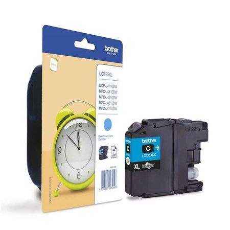 Tinteiro original Brother LC125XL ciano - LC125XLCBP