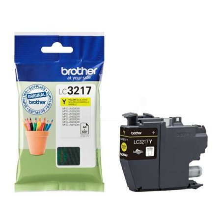 Tinteiro original Brother LC3217 amarelo - LC3217Y