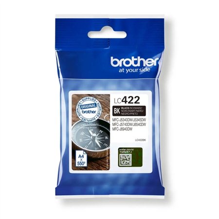 Tinteiro original Brother LC422 Preto - LC422BK