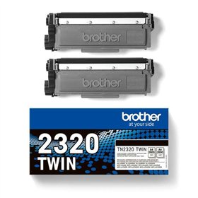 Brother TN2320 Preto 2-Pack Toners Originais - TN2320TWIN