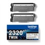 Brother TN2320 Preto 2-Pack Toners Originais - TN2320TWIN