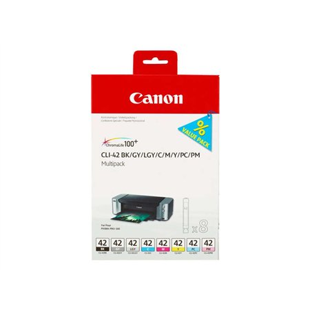 Canon CLI42 Pack de 8 Tinteiros originais - 6384B010