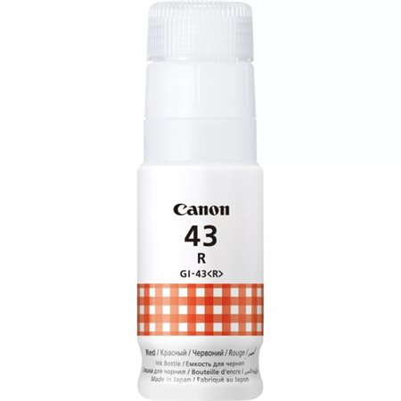 Garrafa original Canon GI43 vermelho - GI43R/4716C001