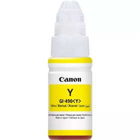 Garrafa original Canon GI490 amarelo - GI490Y/0666C001