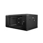 Armário Rack Lanberg 4U 600X450X279 Automontado 19" Até 60 Kg Preto