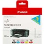 Tinteiros originais Canon PGI72, Pack de 5 unidades - Preto fosco, Ciano, Magenta, Amarelo, Vermelho - 6402B009