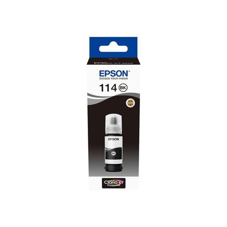 Garrafa pigmentada original Epson 114 preta - C13T07A140
