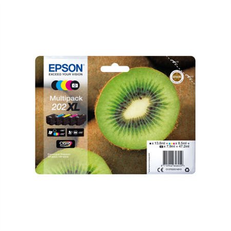 Epson 202XL Pack de 5 Tinteiros originais - C13T02G74010