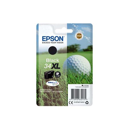 Tinteiro original preto Epson T3471 (34XL) - C13T34714010
