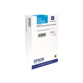 Tinteiro original Epson T7552 Ciano - C13T755240/C13T75524N