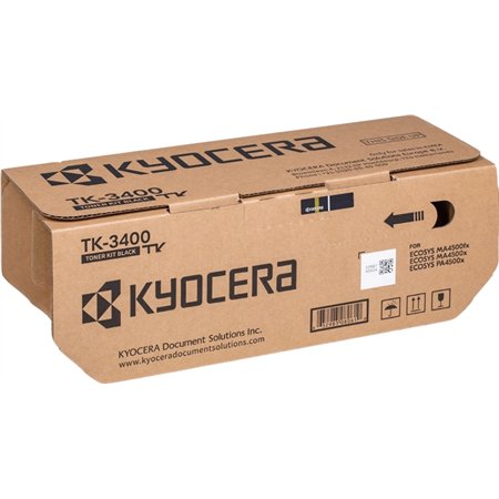 Toner original preto Kyocera TK3400 - 1T0C0Y0NL0