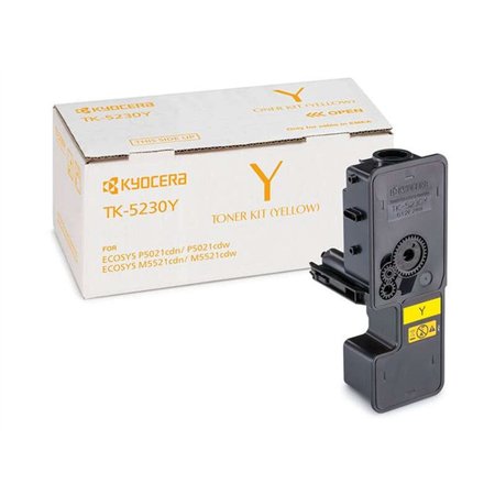 Toner original amarelo Kyocera TK5230 - 1T02R9ANL0/TK5230Y