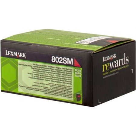 Toner original Lexmark CX310/CX410/CX510 magenta - 80C2SM0/80C2SME/802SM