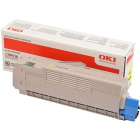Toner original amarelo OKI C612 - 46507505