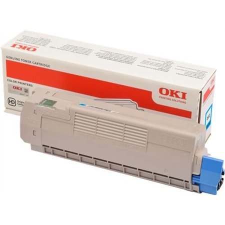 Toner original OKI C612 ciano - 46507507