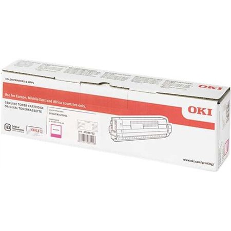 Toner original OKI C824/C834/C844 Magenta - 47095702