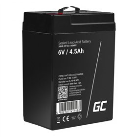 Bateria Chumbo Gel AGM 6V 4.5A GREEN CELL