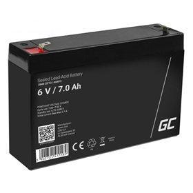 Bateria Chumbo Gel AGM 6V 7A GREEN CELL