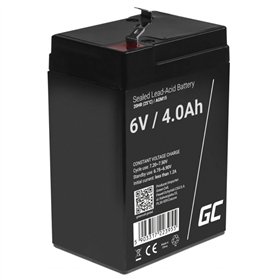 Bateria Chumbo Gel AGM 6V 4A GREEN CELL