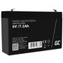 Bateria Chumbo Gel AGM 6V 7.2A GREEN CELL