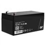 Bateria Chumbo Gel AGM 12V 3.3A GREEN CELL