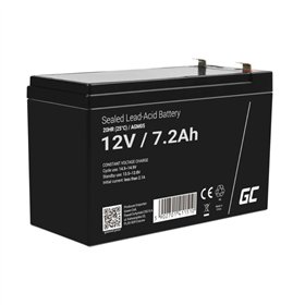 Bateria Chumbo Gel AGM 12V 7.2A GREEN CELL