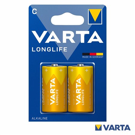 Pilha Alcalina LR14/C 1.5v 2x Longlife VARTA