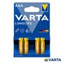 Pilha Alcalina LR03/AAA 1.5V 4x Longlife VARTA