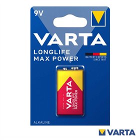 Pilha Alcalina 9V/6LR61 Longlife Max Power VARTA