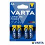 Pilha Alcalina AA 1.5V 4x Longlife Power VARTA