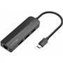 Dock USB Tipo-C Vention TGOBB, 3xUSB, 1xRJ45, 1x Micro B PD, Preto