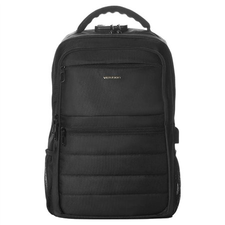 Mochila Vention KRKB0 para Portáteis Até 17", Impermeavel, Porta USB, Antirrobo, Preta