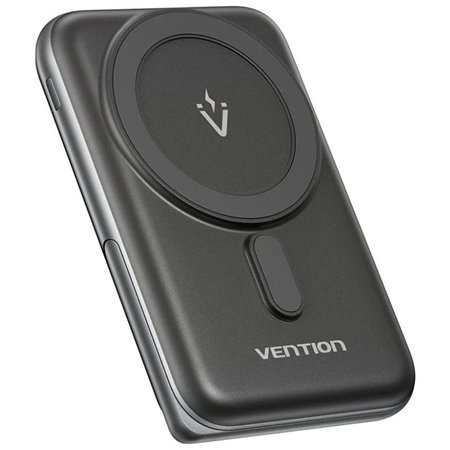 Powerbank 10000mAh Vention FHNB0, 20W, Wireless, Preta