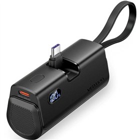 Powerbank 4800mAh Vention FHQB0, 22.5W, Preta