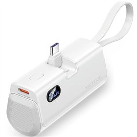 Powerbank 4800mAh Vention FHQW0, 22.5W, Branca