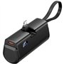 Powerbank 4800mAh Vention FHRB0, 22.5W, Preta