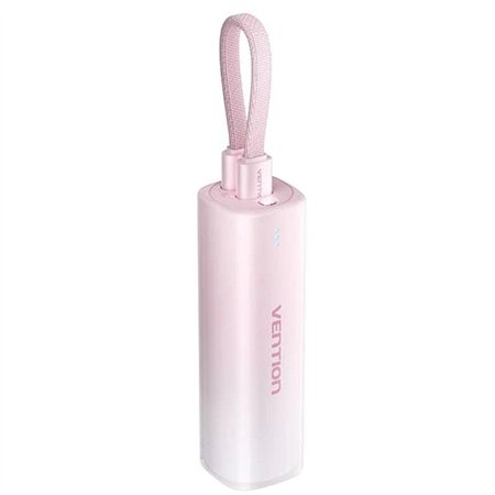 Powerbank 5000mAh Vention FHWR0, 20W, Wireless, Rosa