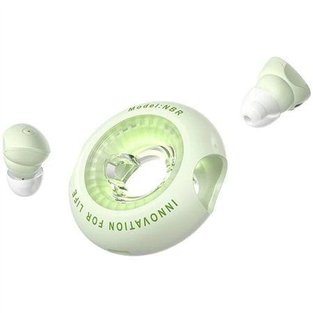 Auriculares Bluetooth Vention NBRG0 com caixa de carregamento, Autonomia 6h, Verdes