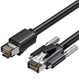 Cabo de Rede RJ45 SFTP Vention IBUBH Cat.6, 2m, Preto