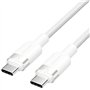 Cabo USB 2.0 USB-C 3A Vention TRDWH/ USB-C Macho - USB-C Macho/ Até 60W/ 480Mbps/ 2m/ Branco