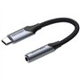 Conversor USB Tipo-C Vention BGJHA, USB Tipo-C Macho - Jack 3.5 Fêmea, 10cm