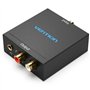 Conversor de Audio Vention BDFB0-EU, Entrada Toslink e RCA, Saída 2x RCA